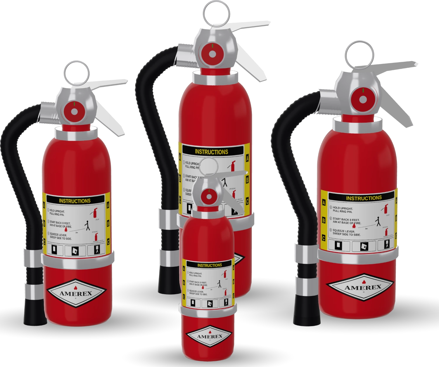 extinguisher - 3D view